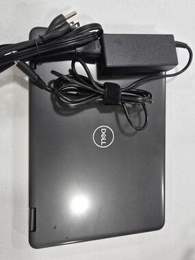 Dell Black Laptop with Matching Black Charger and Cord Giveaway